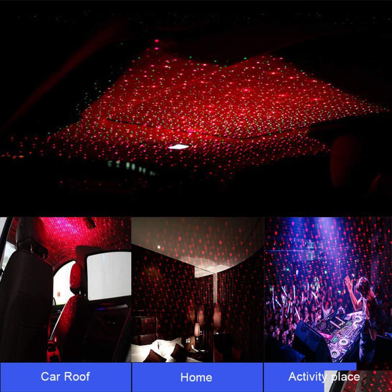 USB romantic starry night light atmosphere lamp home or car ceiling - World Salsa Championships