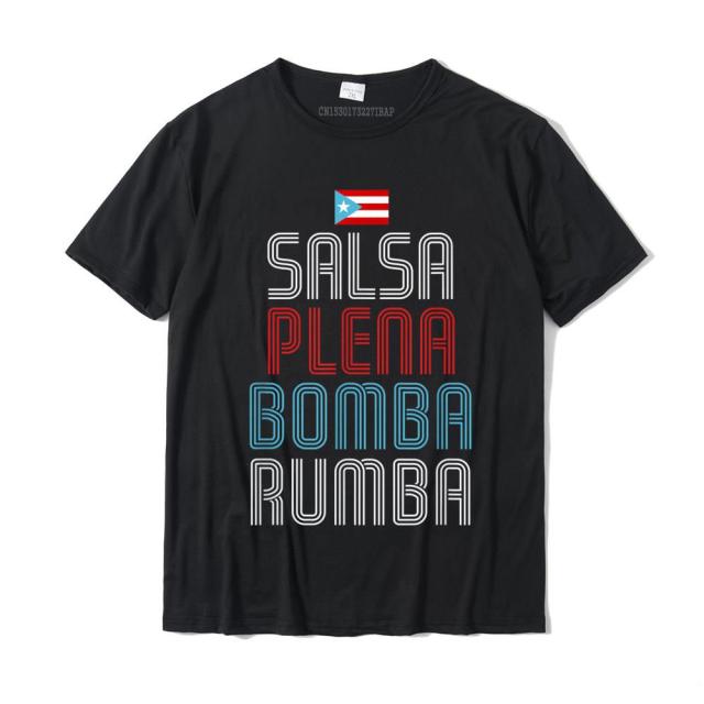 Sounds from Puerto Rico. Salsa, Plena, Bomba, Rumba T-Shirt.