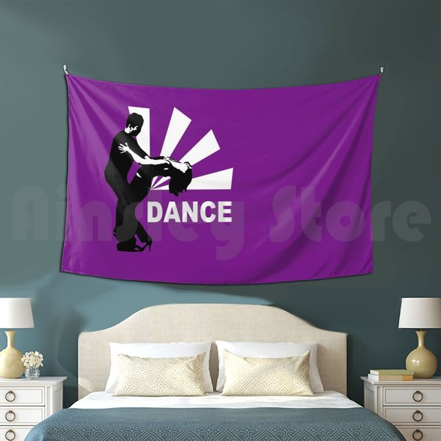 Lets Dance And Have Fun Customized Tapestry Dance Dancing Brasil Zouk Lambada Bachata Kizomba Salsa