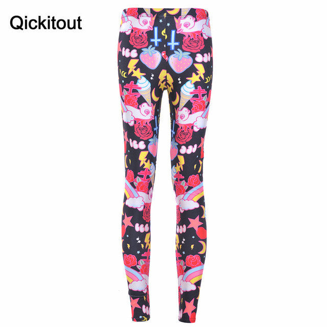 Leggins Digital Printing Leggings Fashion Girls Punk Pant - World Salsa Championships