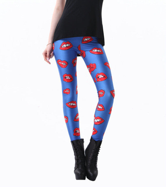 Leggins Digital Printing Leggings Fashion Girls Punk Pant - World Salsa Championships