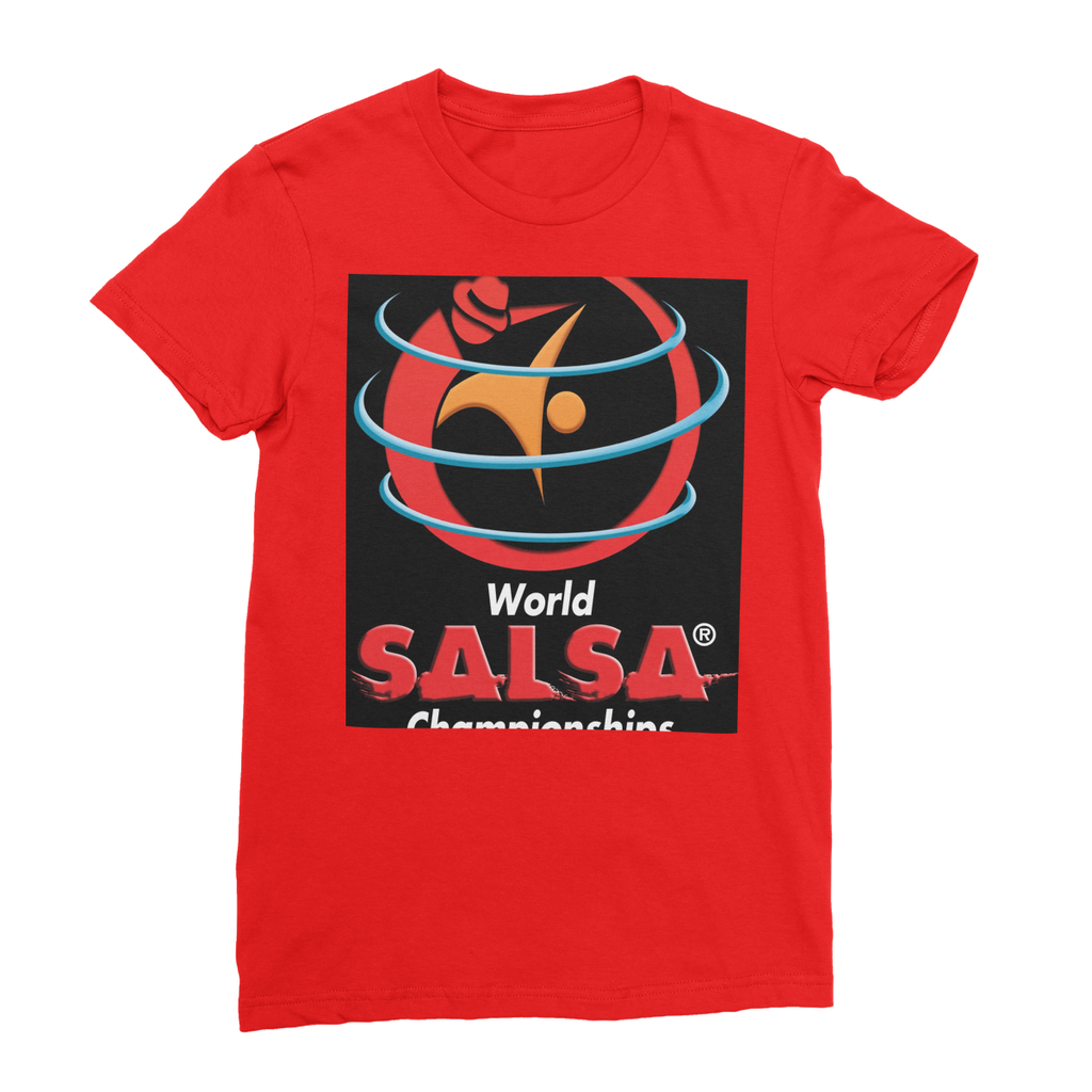 Women's Fine Jersey T-Shirt - World Salsa Championships